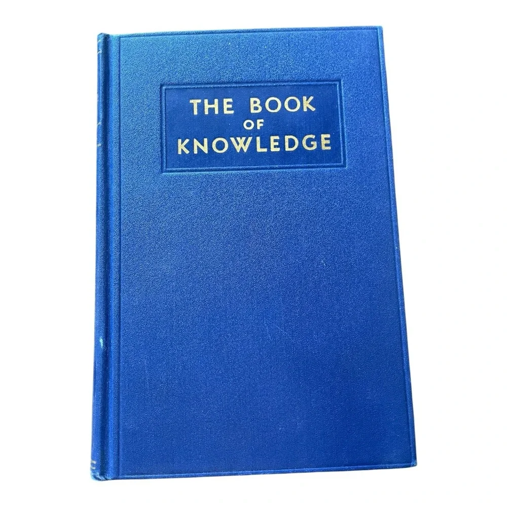 The Book of Knowledge Volume 2 1934 Grolier Society Encyclopedia Vintage Antique